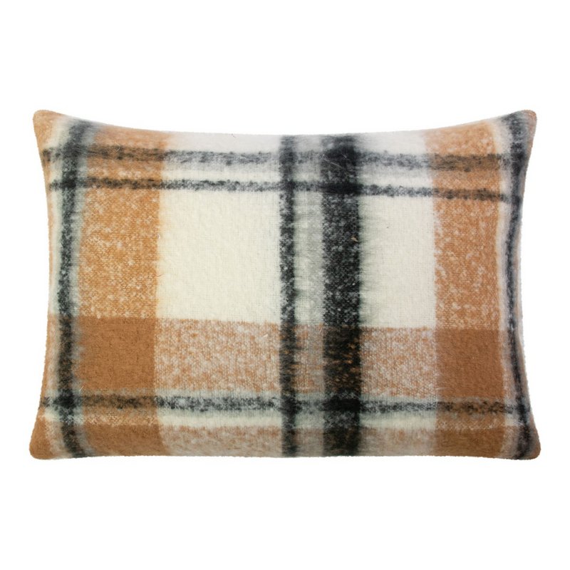 Kissen Rautenboucle Beige 40x60cm