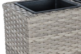 MACETERO RATAN SINTETICO PP 95X26X80 JARDINERA MC211113