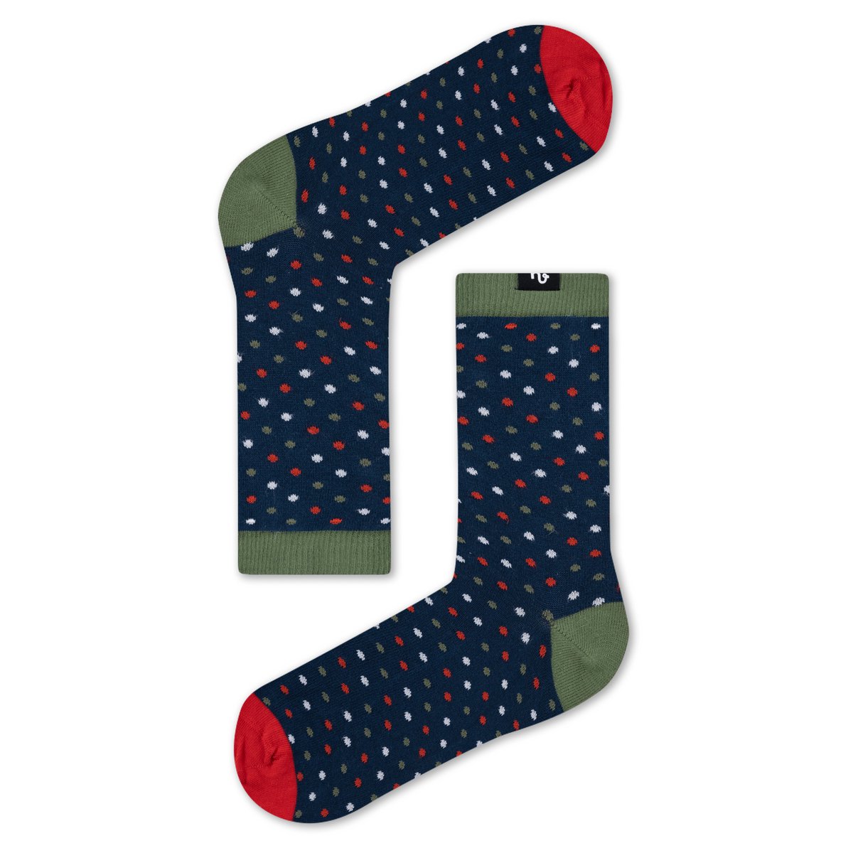 Organic socks with dots - Colorful socks with polka dots
