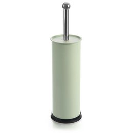 Szczotka toaletowa z metalowym zielonym zielonym 10x38,5 cm