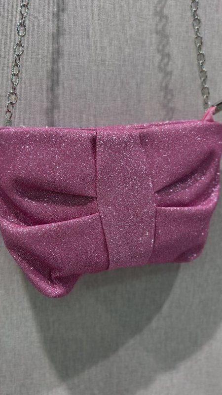Sac bandoulière Moon - Rose Pailleté Glitter