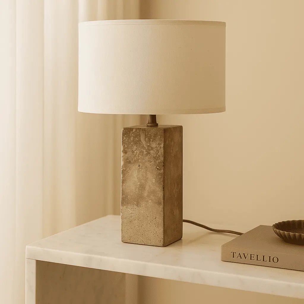 Lampada in travertino Rosie