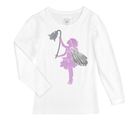 Girls t-shirt flower elf