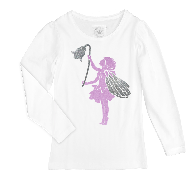 Mädchen T-Shirt Blumenelfe