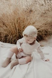 Buty Chelsea Flower Edge - Taupe