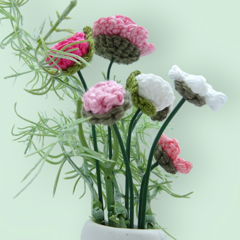 Bouquet Rose/blanc