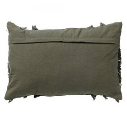 Dutch Decor FARA - Cushion cotton 40x60 cm Chive - green