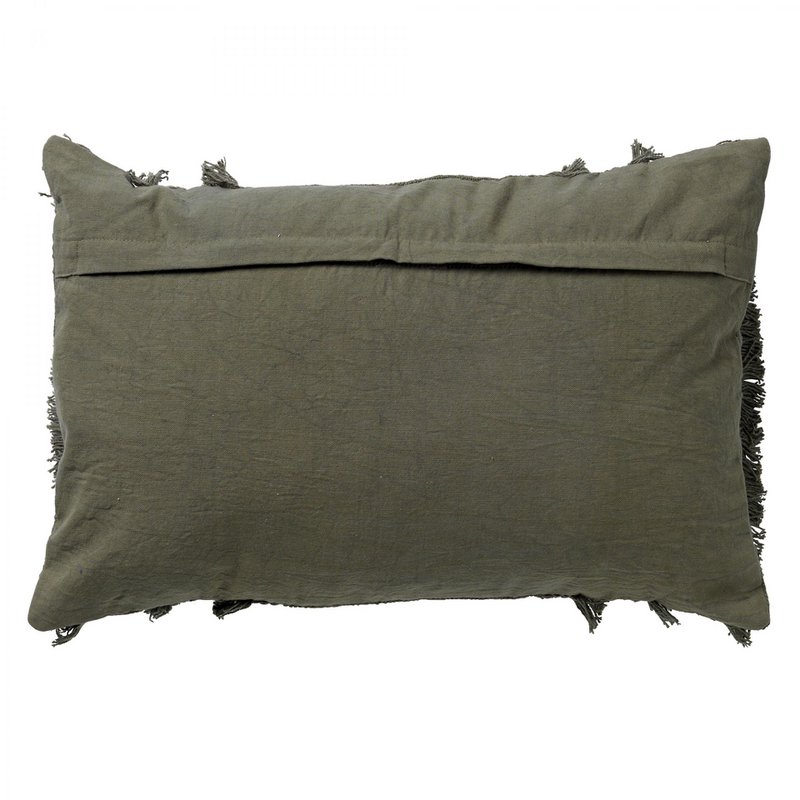 Dutch Decor FARA - Cushion cotton 40x60 cm Chive - green