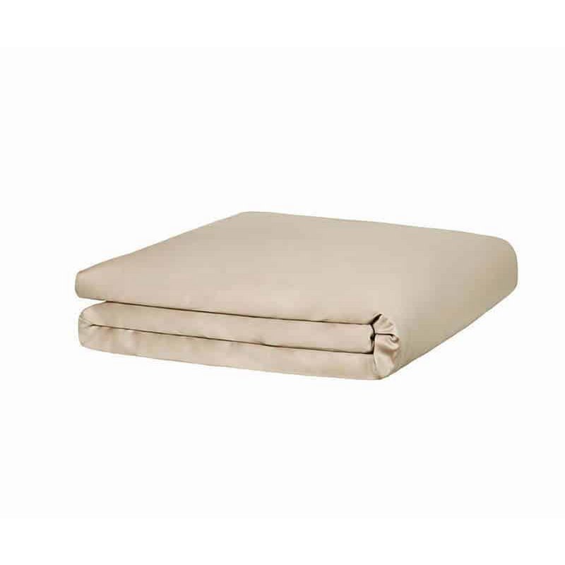 Satijnen bedset Amandel