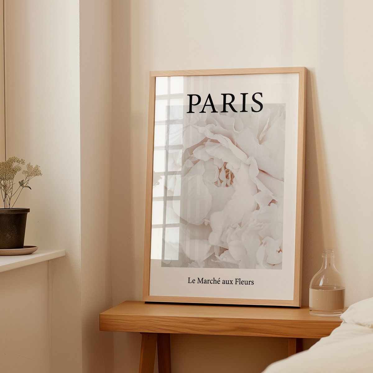 Poster: Paris - Le Marché aux Fleurs