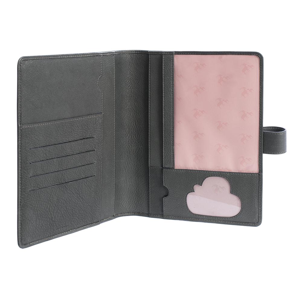 Leather document holder