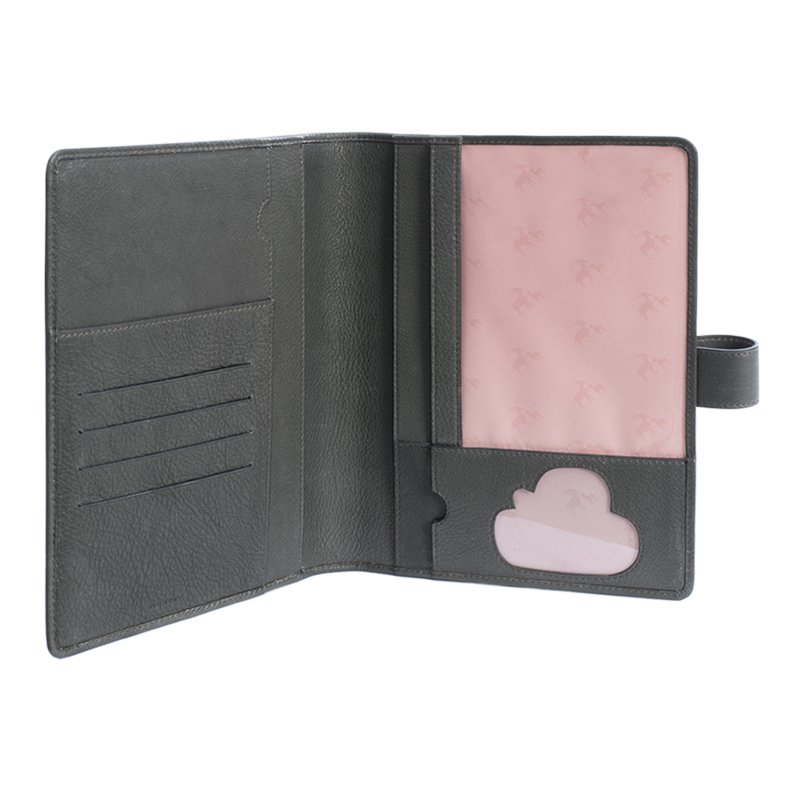 Leather document holder
