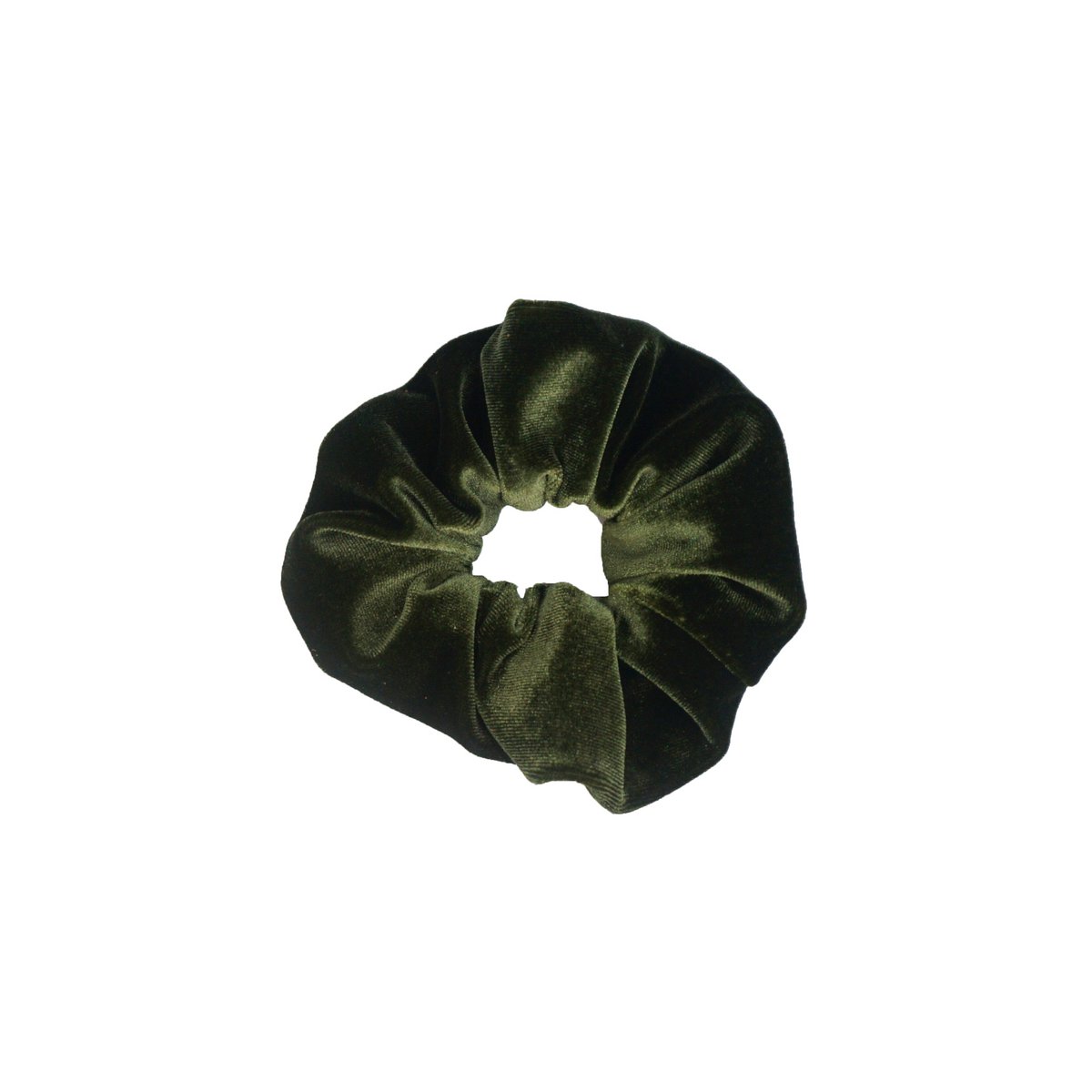Scrunchie Leila verde oscuro