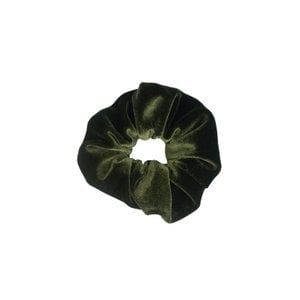 Scrunchie Leila dunkelgrün