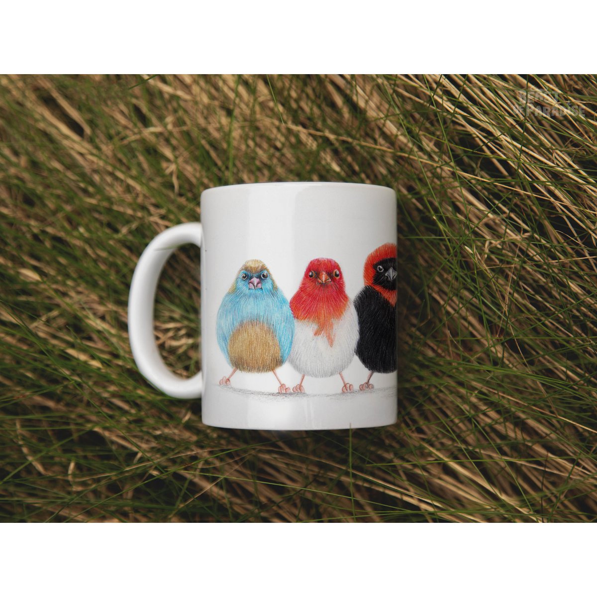 Ceramic Mug, African Birds, Funny Mugs, Animal Mug