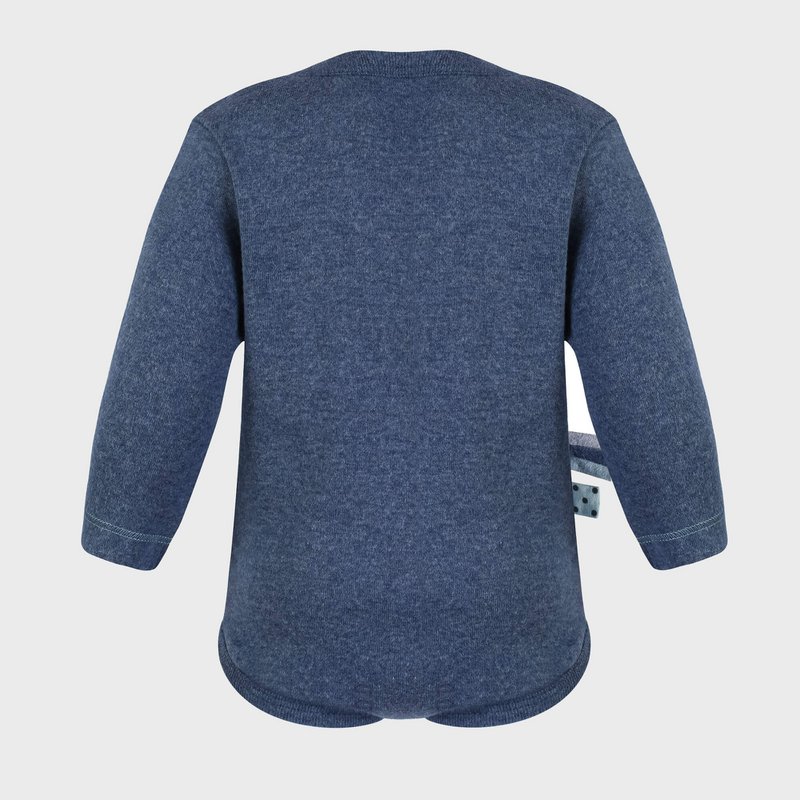 OrganicEra Body bio pour bébé L/S, Indigo