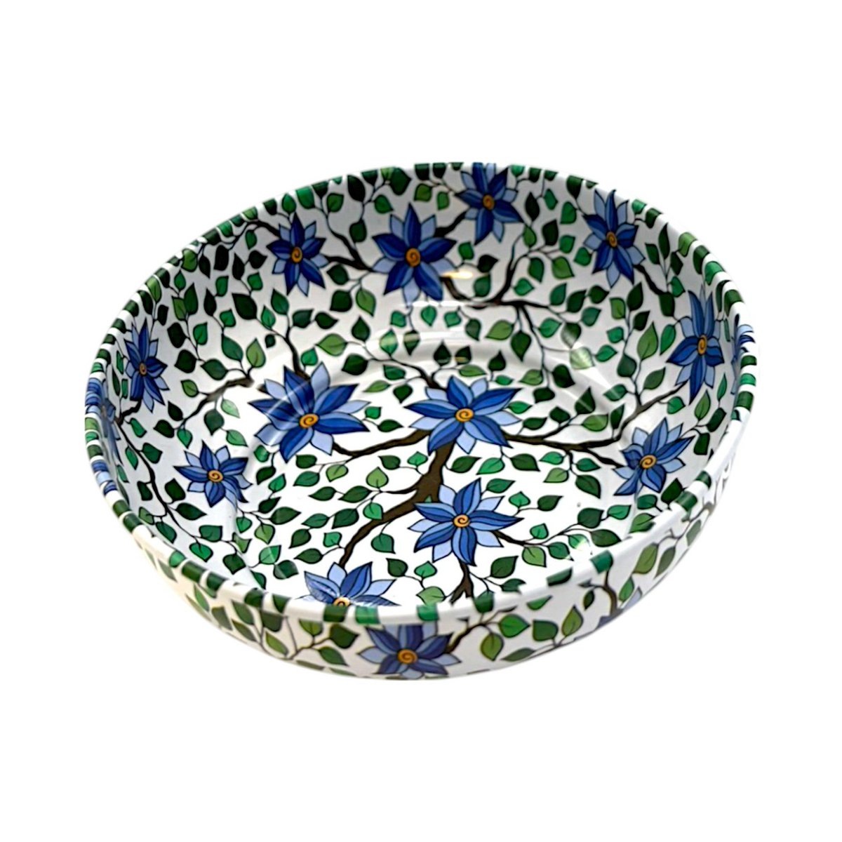 Metalen kom - bloem 1 - medium - 9 cm
