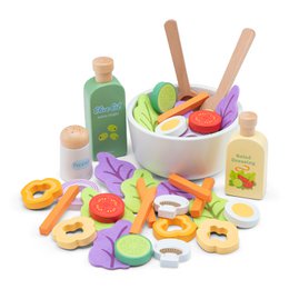Set de ensalada de madera - "Haz tu propia ensalada"