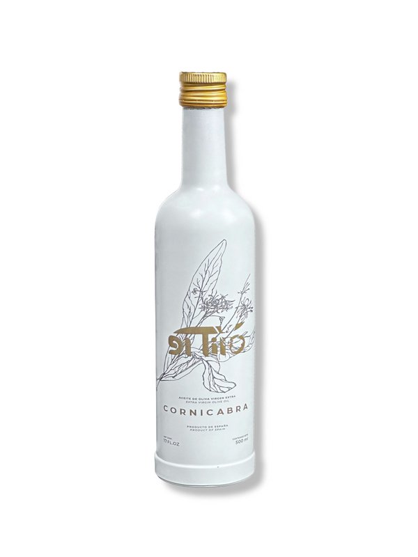 Bottiglia di vetro premium di EVOO gourmet da 500 ml