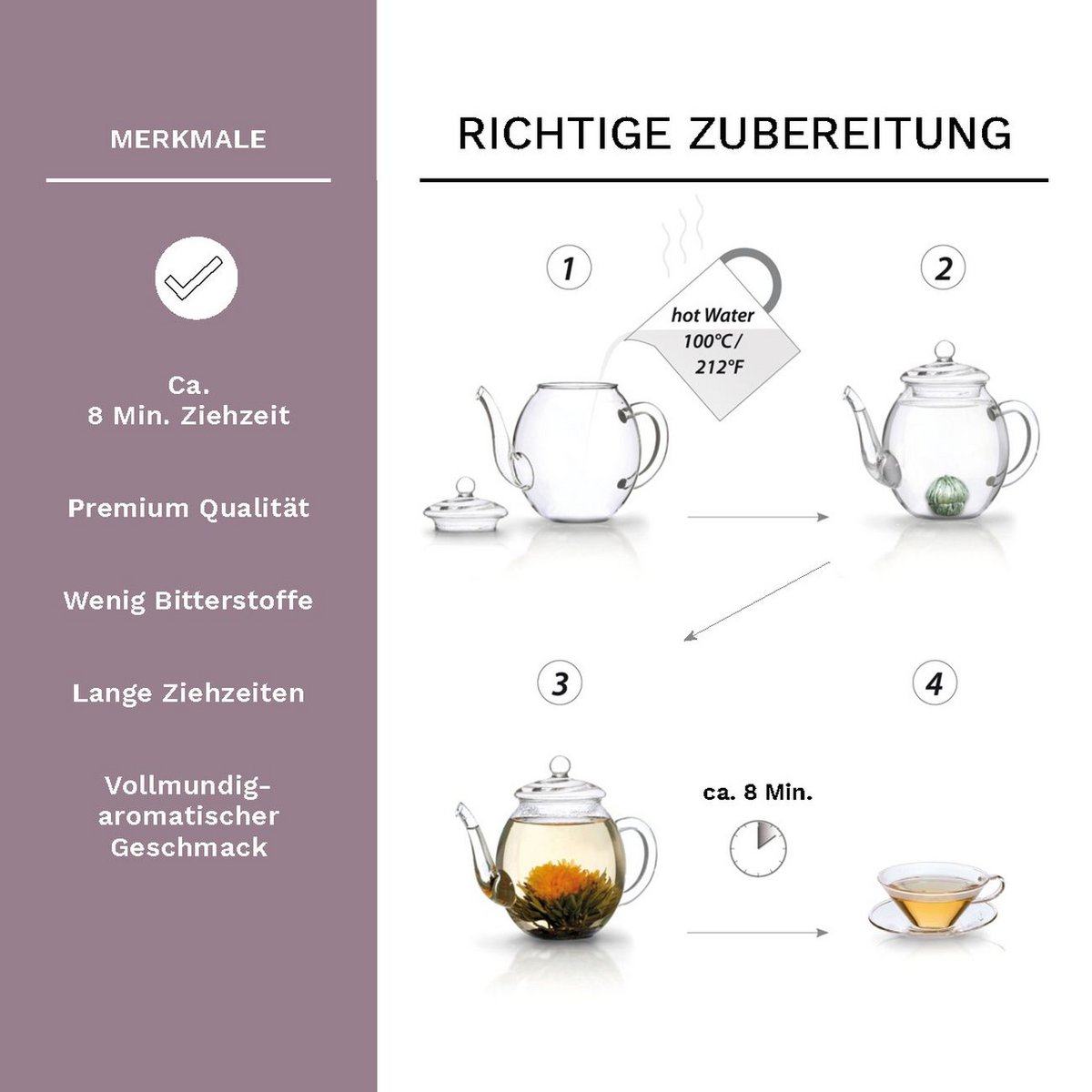 Creano Erblühtee Schwarztee 72er Packung
