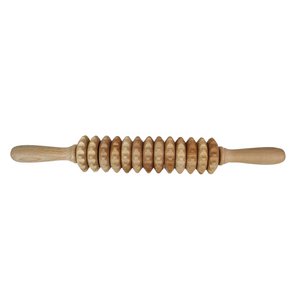 Wooden massage roller 40cm straight, massager