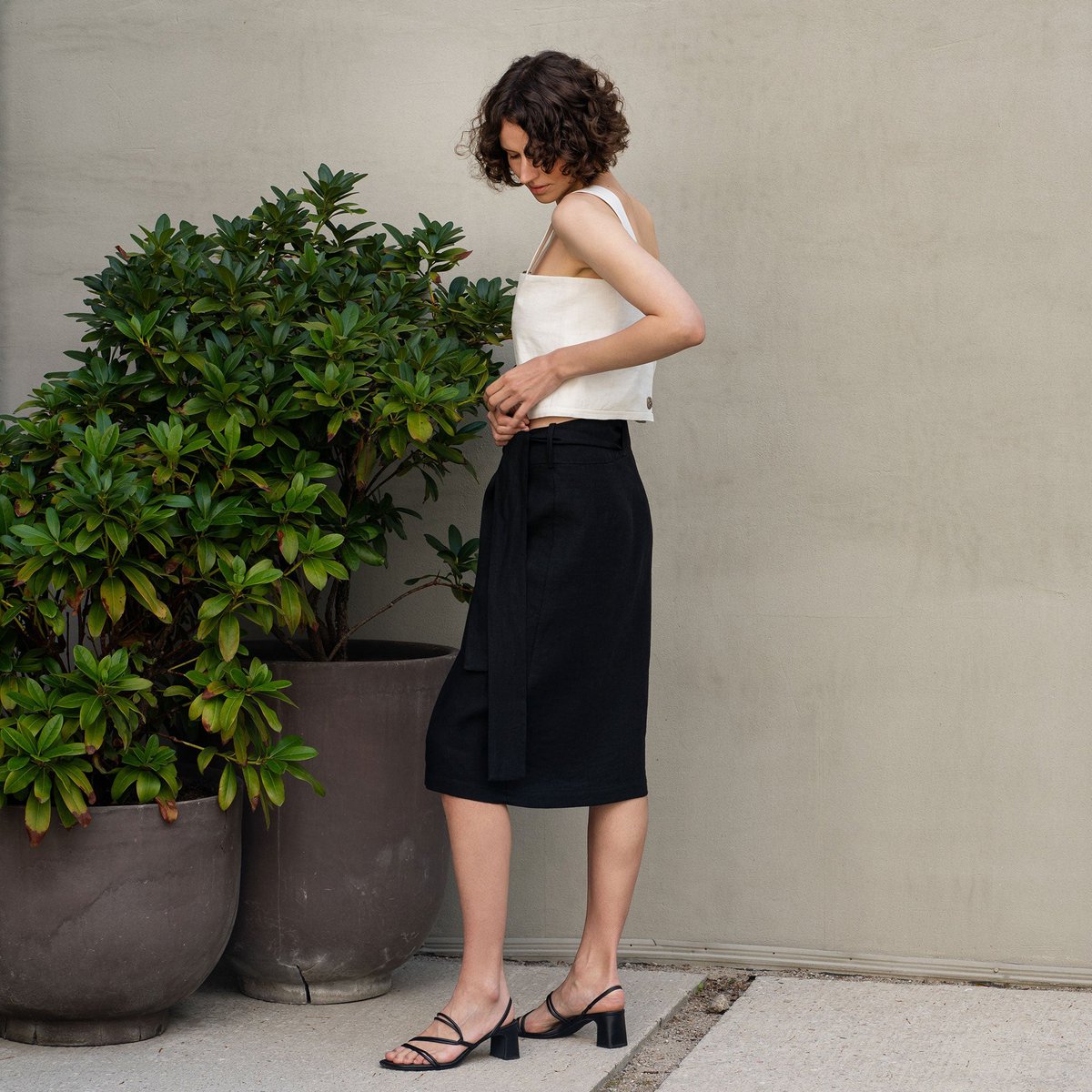 Wrap Pencil Skirt Everly