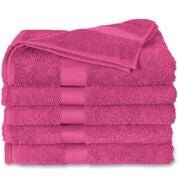 Fuchsia håndklæder i 100% bomuld