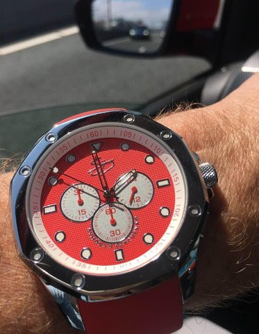 Finestra Miura Edelstahl-Chronograph 10 ATM