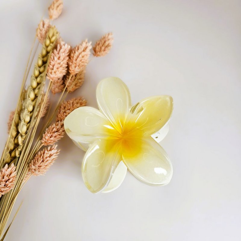 Haarklem Flower Soft Yellow