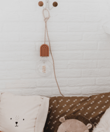 Lampa wisząca Rainbow z terakoty
