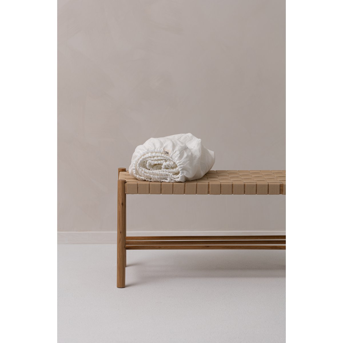 Drap-housse/plat blanc