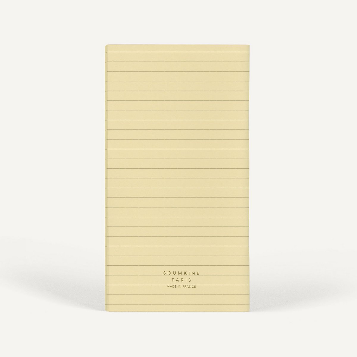 Zero-Waste Notebook RULED — Vanilla Color