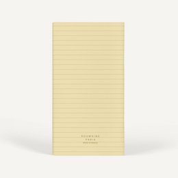 Zero-Waste Notebook RULED — Vanilla Color