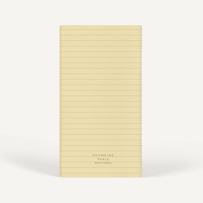 Zero-Waste Notebook RULED — Vanilla Color