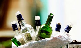 WOO Reed-Diffusor | Upcycled Wodka-Flasche | Schwarz | 50 ml