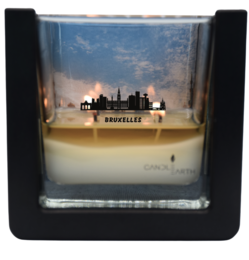 Vela perfumada sorpresa - Ciudades - Bruselas - 235 gr con cera vegana
