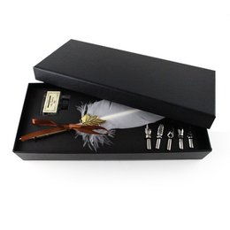 Set di penne a penna Quillpen Ink, per scrivere come Johannes Vermeer