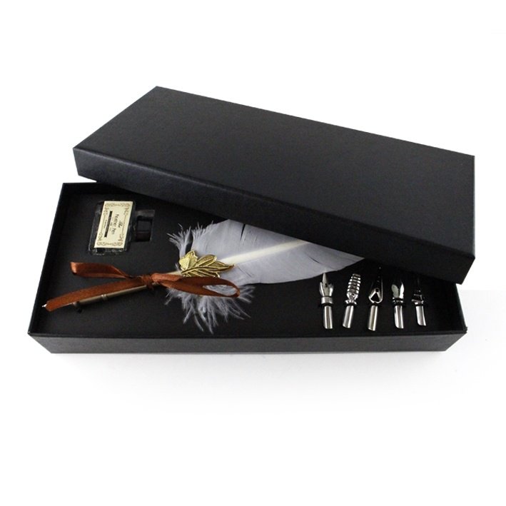 Set di penne a penna Quillpen Ink, per scrivere come Johannes Vermeer
