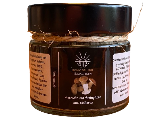 Sea salt with porcini mushrooms from Mallorca
