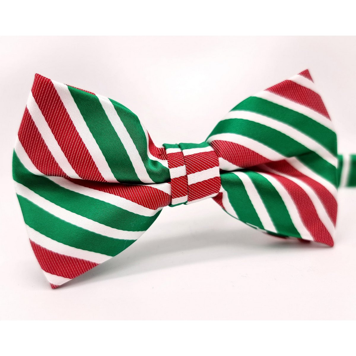 Bowtie - Green and red stripes