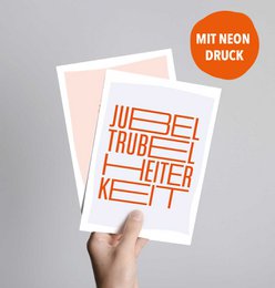 Postcard Cheers, hustle and bustle, cheerfulness