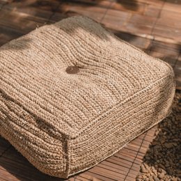 Hocker | Sitzsack PADAR aus Bast