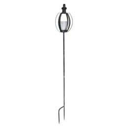 Open candle holder h 123 d 16 cm in iron
