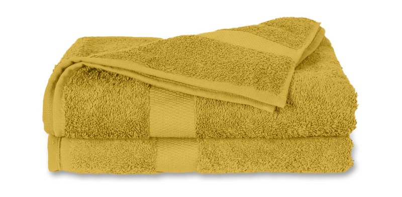 Shower towel set - Yellow