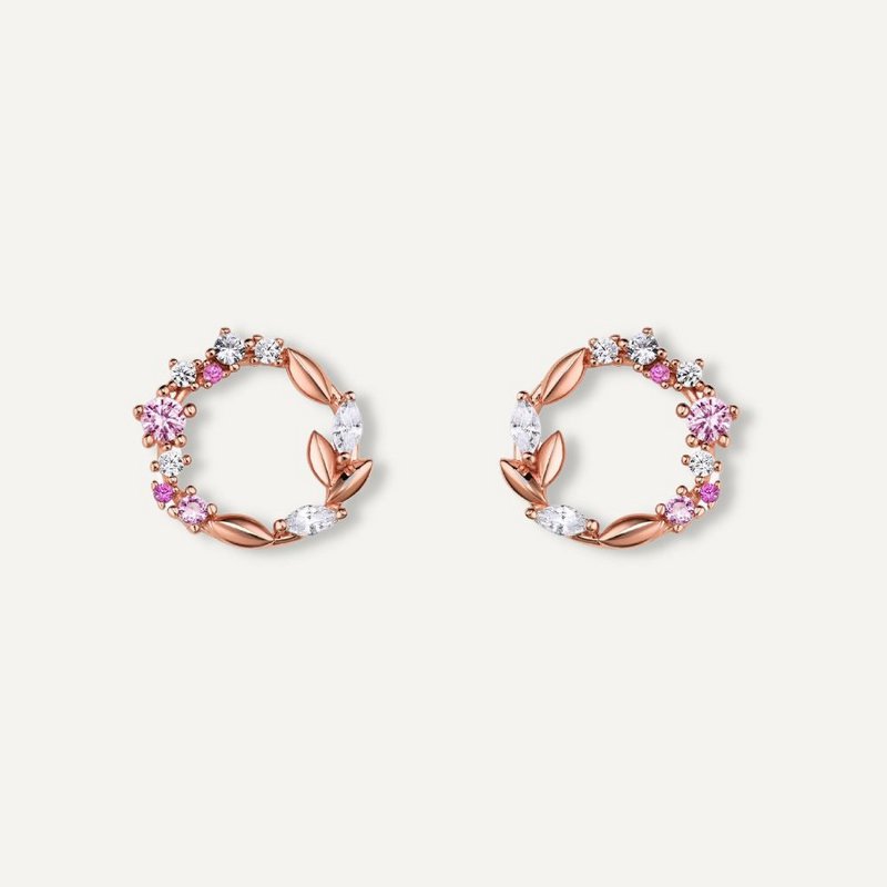 Juliette earrings - Rose Gold