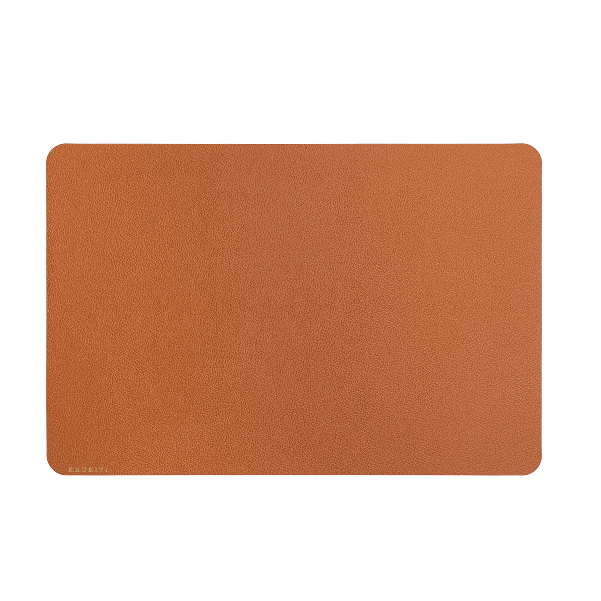 6 luxury leather look placemats - black - brown - rectangular - 45 x 30 cm - placemat plastic - Kade 171