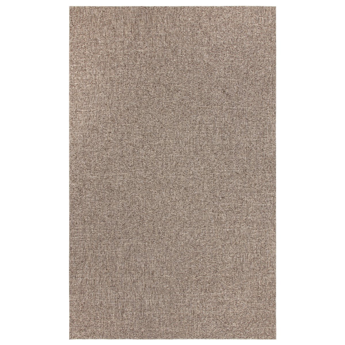 Teppich für drinnen und draußen, rutschfest – Uni Taupe Beige – 160 cm x 220 cm – Balkon, Terrasse, Küche, UV- und witterungsbeständig, moderner Gartenteppich