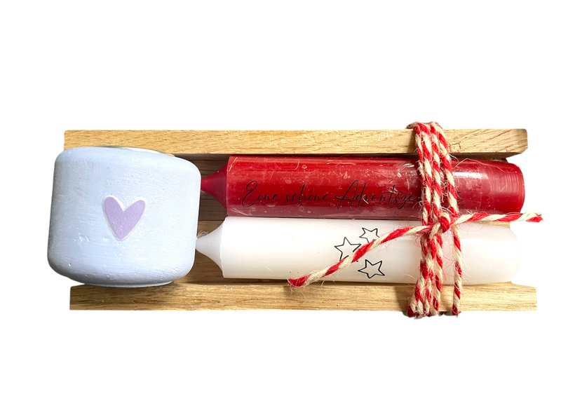 Idea de regalo sencilla: juego de velas cónicas
