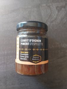 Confit aus Espelette-Pfeffer und Zwiebeln