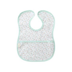Babete plastificado menta